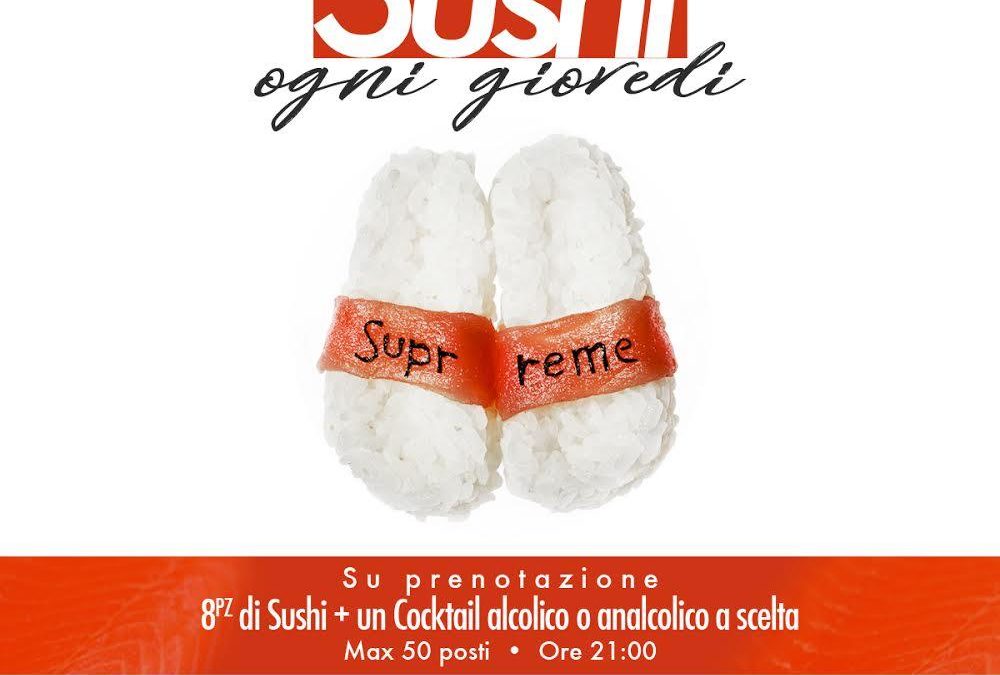 Sushi ogni giovedì